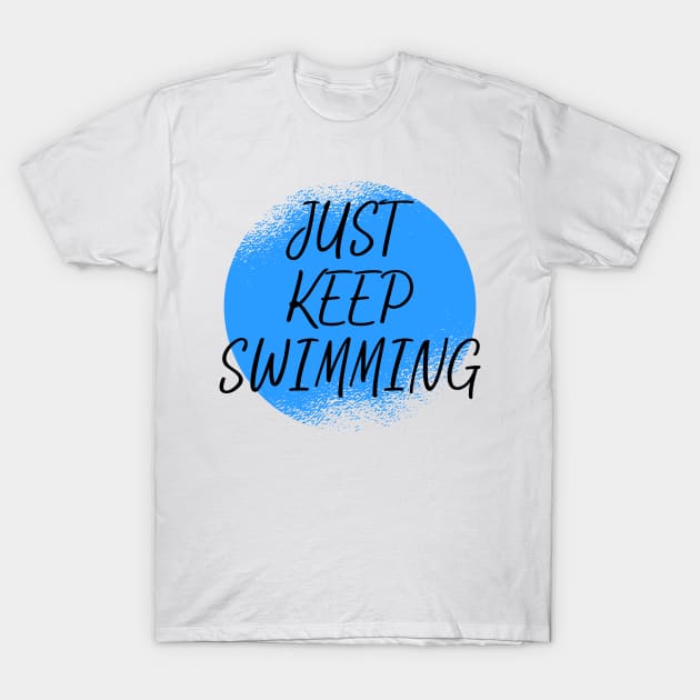 swimming girl T-Shirt by Jabinga